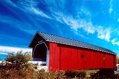 Eugene Lambert: Red Covered Bridge
